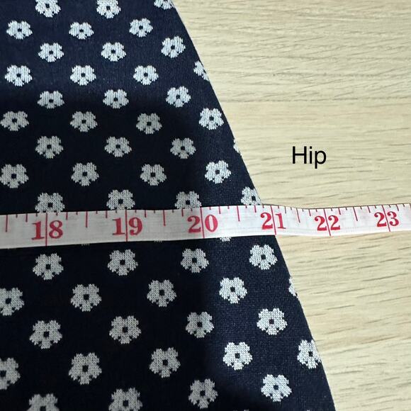 Hutch NWT by Anthropologie Women’s Jenessa Floral Flounce Mini Dress Navy Blue 8 - Picture 14 of 16